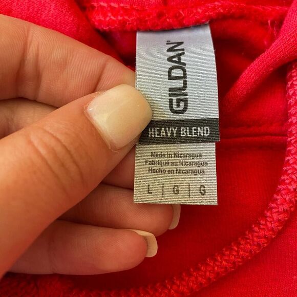 Low Earth Hoodie Red Large - Picture 3 of 5